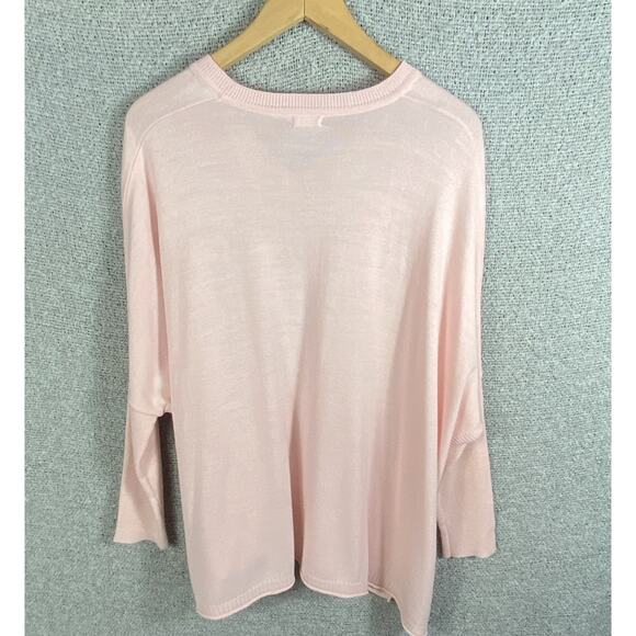 MerSea Catalina Sweater Women’s OS Rolled Hem EUC Pink Quiet Luxury Cozycore - Picture 10 of 15